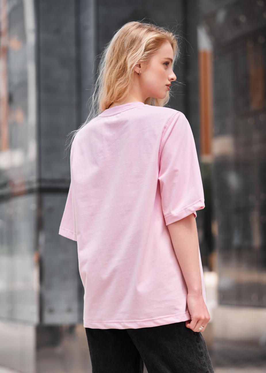 Tricou de damă Staff is logo pink
