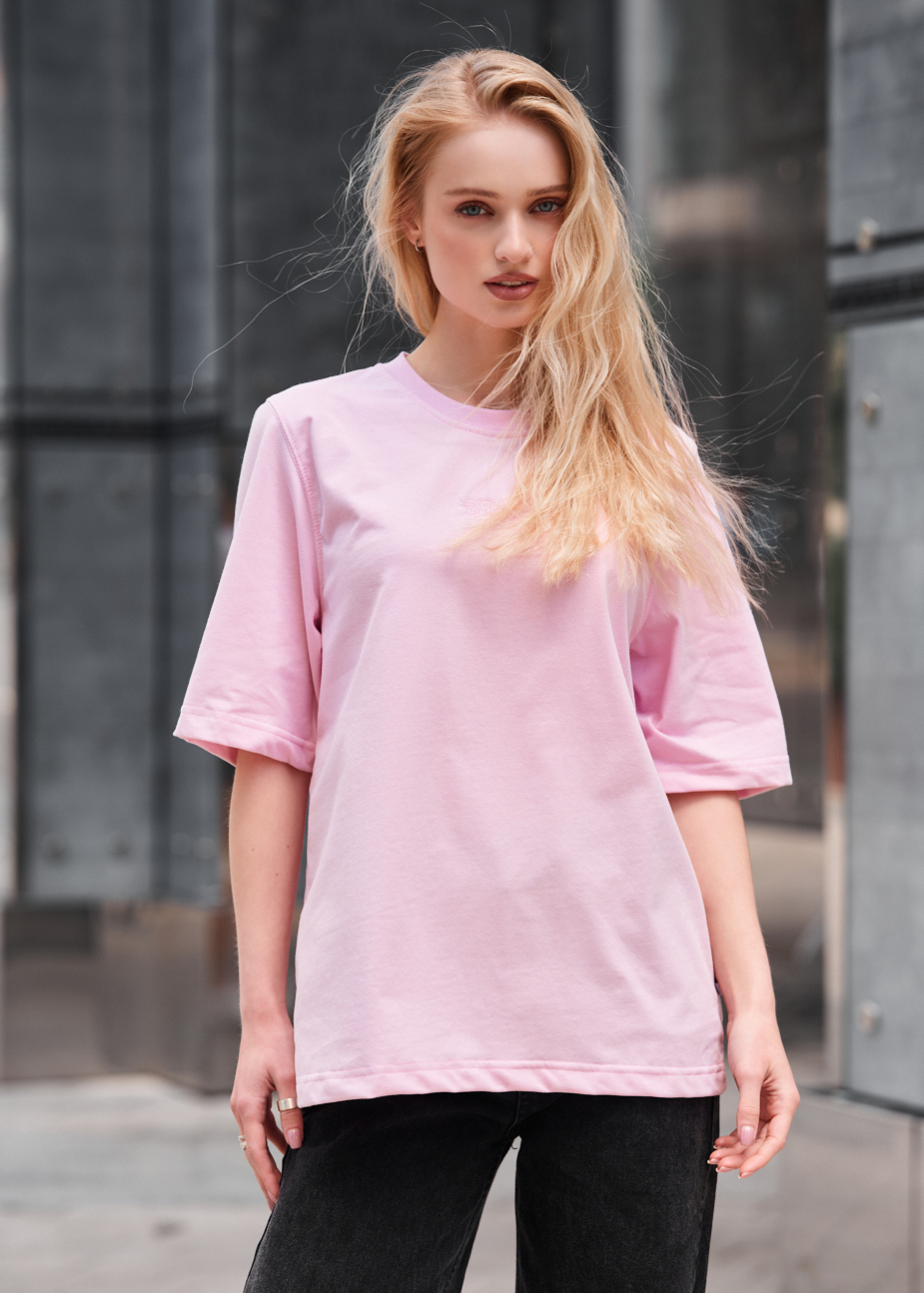 Tricou de damă Staff is logo pink