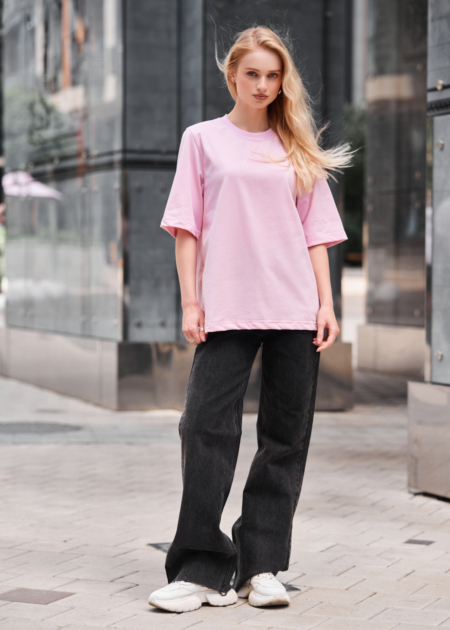 Tricou de damă Staff is logo pink