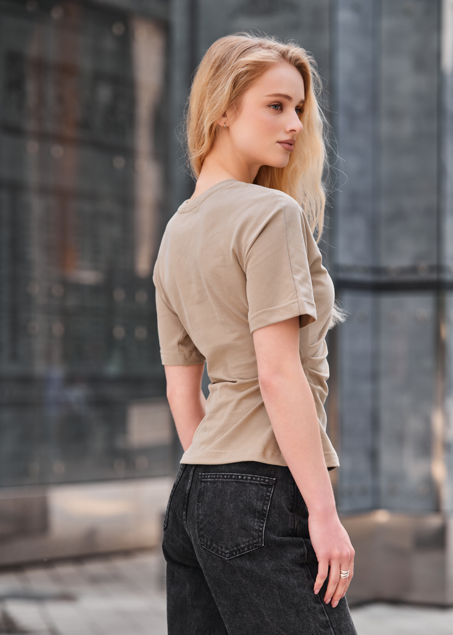Tricou de damă Staff sju dark olive