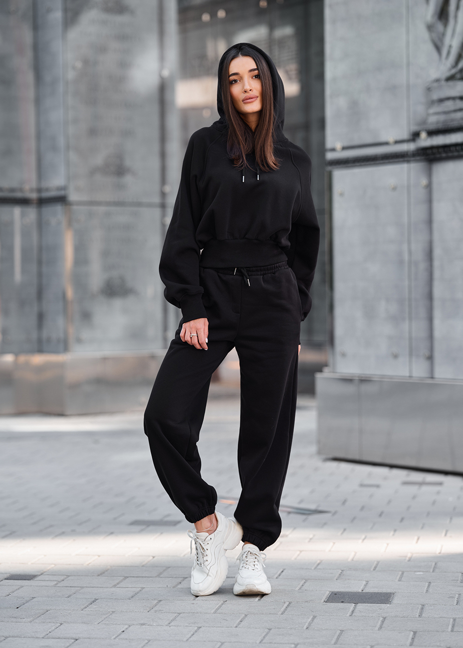 Costum de trening de damă Staff meg black fleece