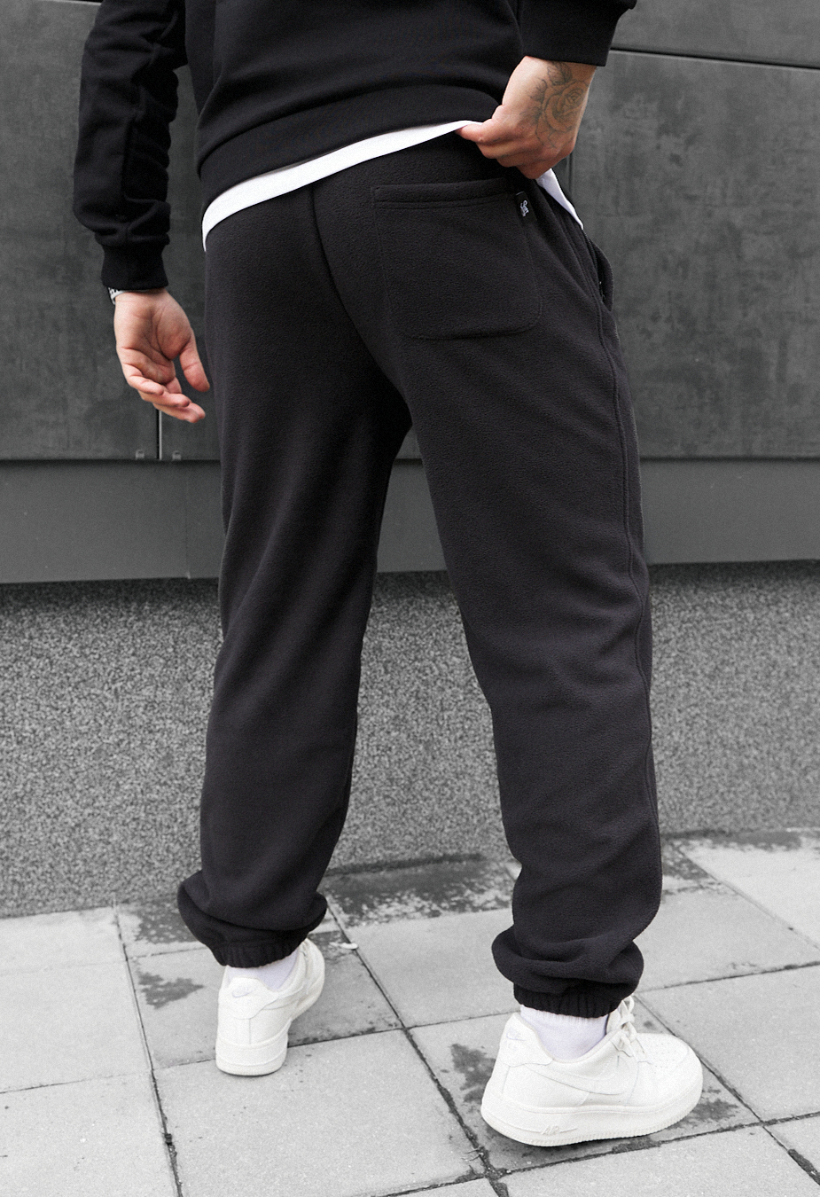 Pantaloni de trening Staff pul black fleece