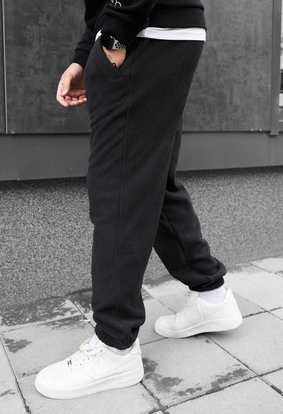 Pantaloni de trening Staff pul black fleece
