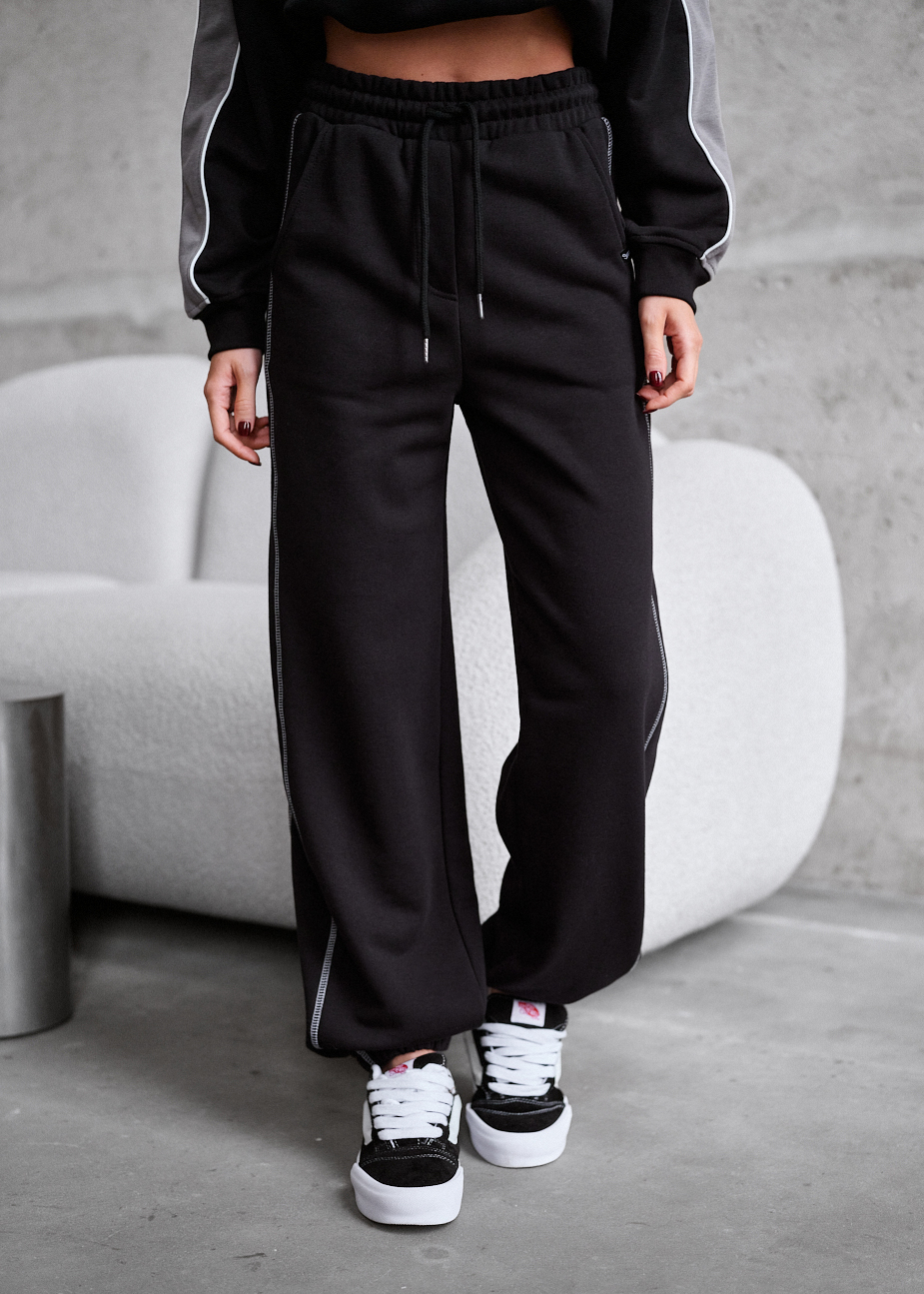 Pantaloni de trening de damă Staff yea black