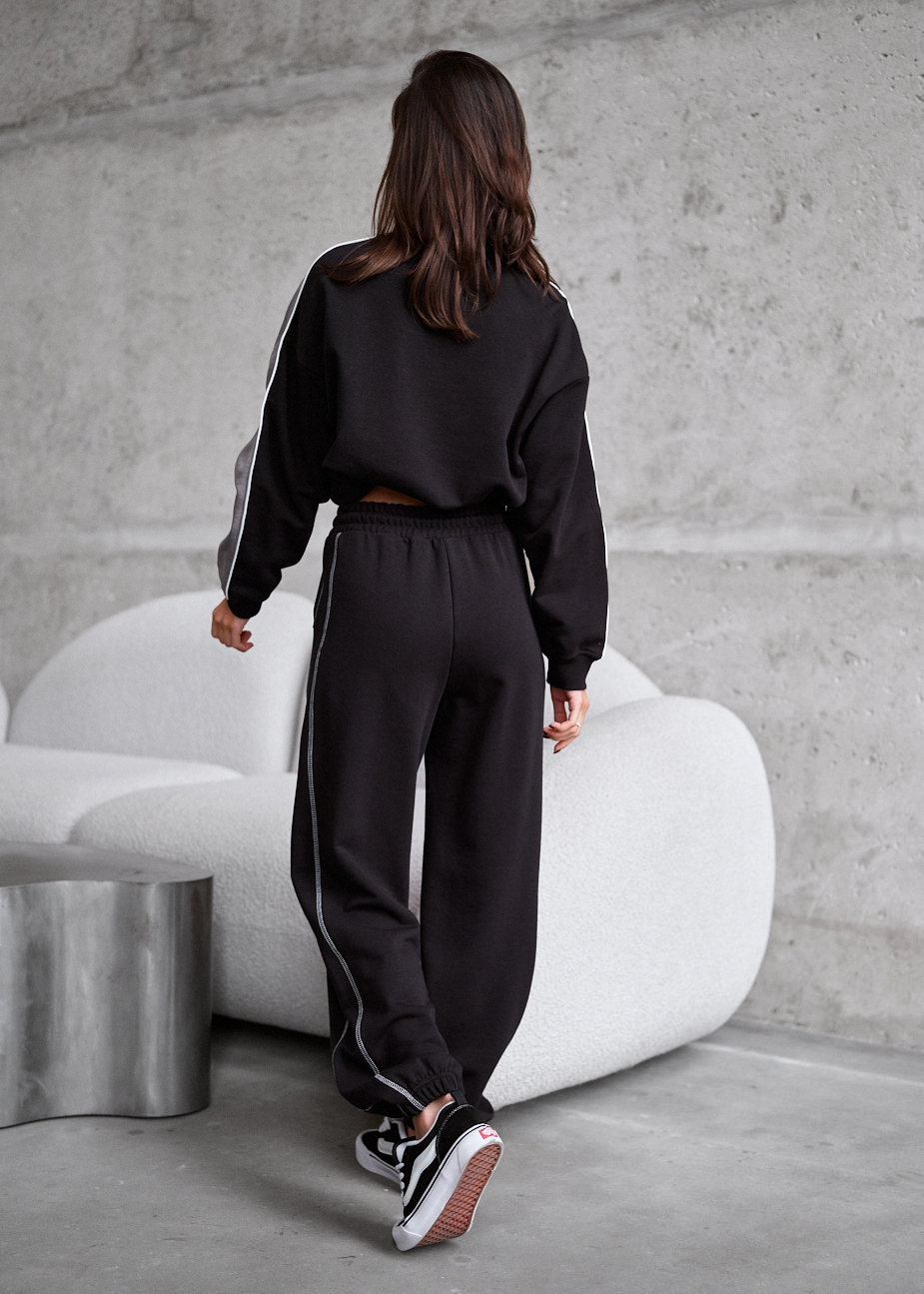 Pantaloni de trening de damă Staff yea black