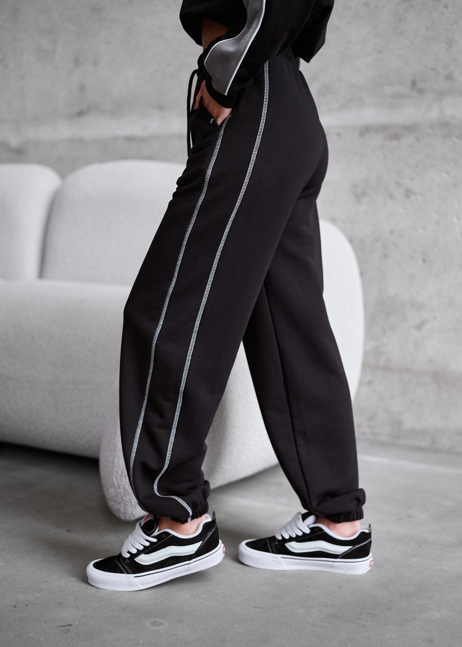 Pantaloni de trening de damă Staff yea black