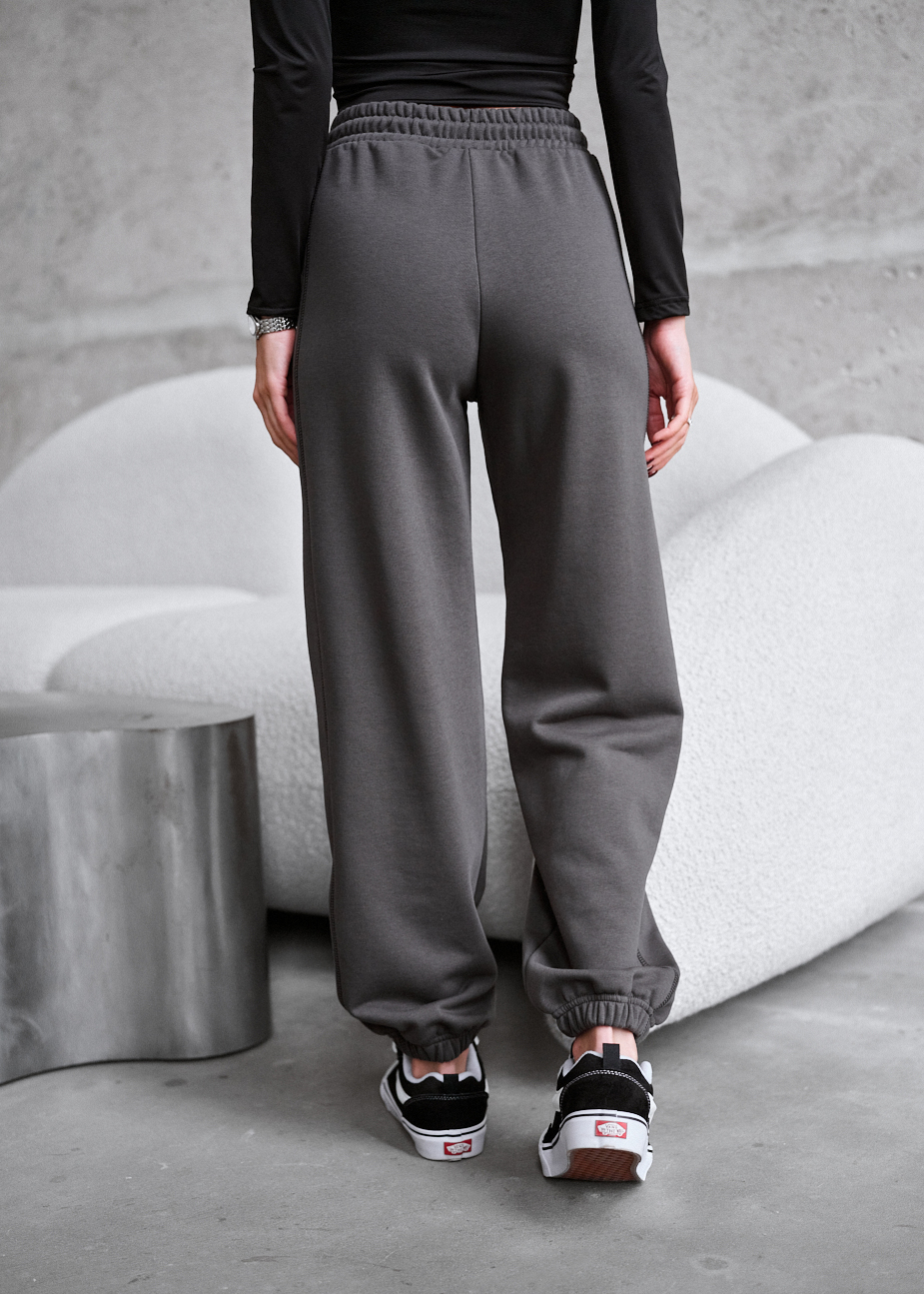 Pantaloni de trening de damă Staff yea dark gray