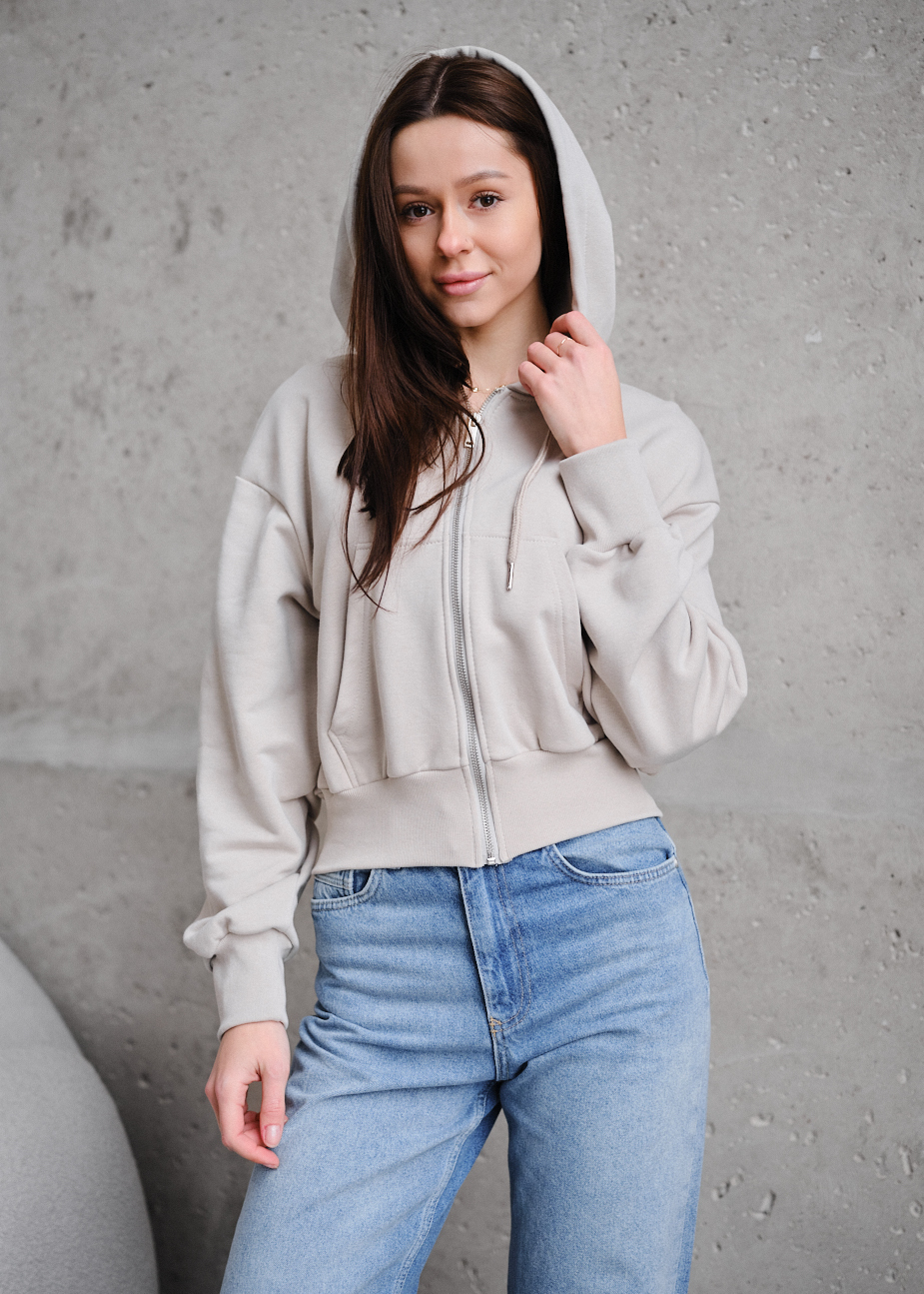 Hanorac de damă Staff oli light gray