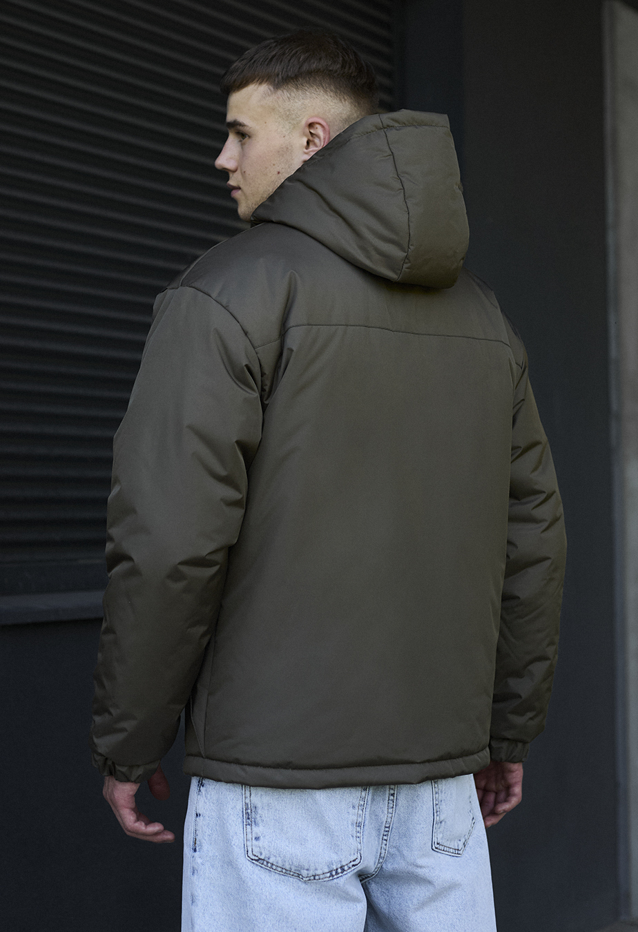 Geacă de iarnă Staff br dark khaki logo