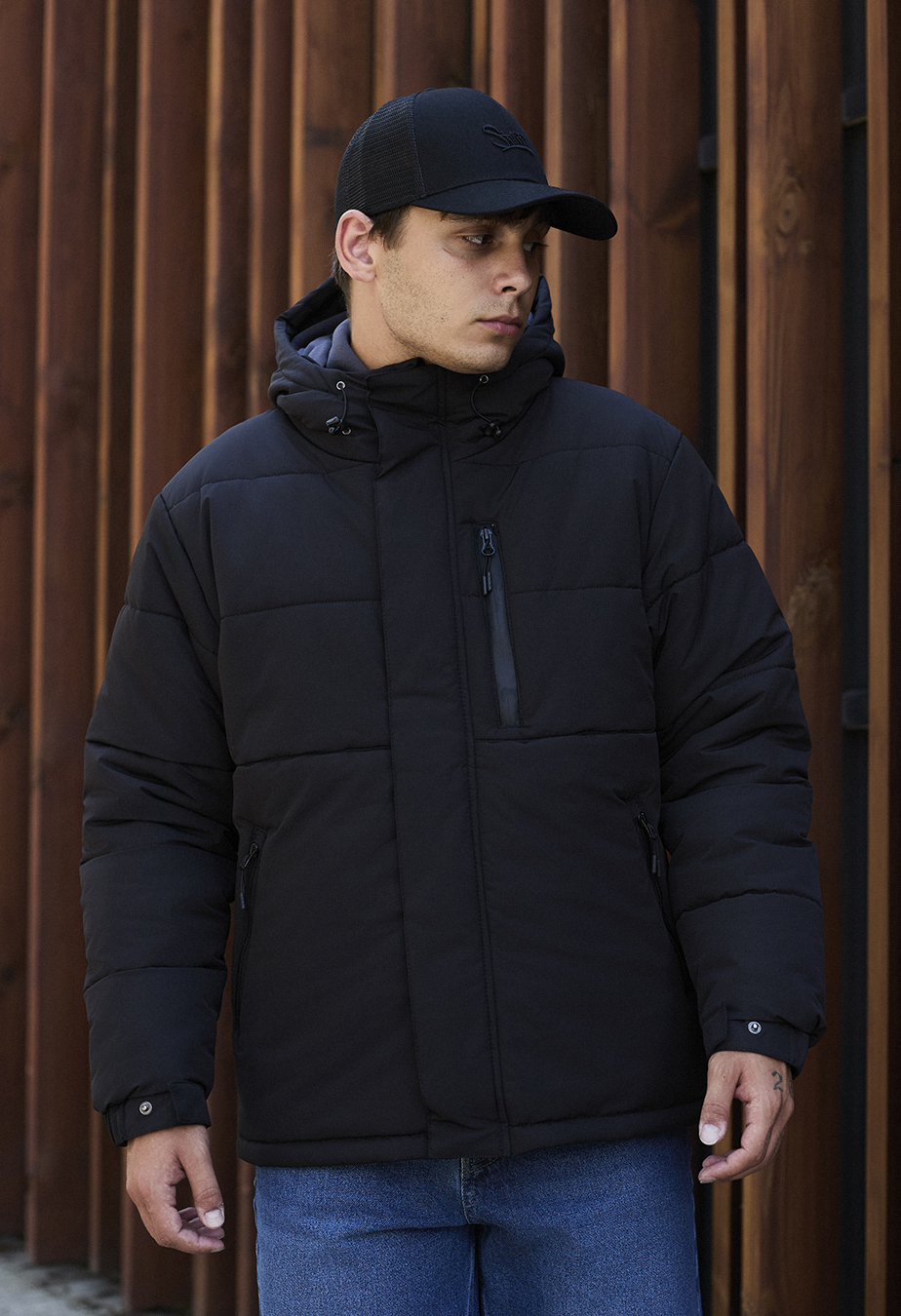 Geacă de iarnă Staff sp black