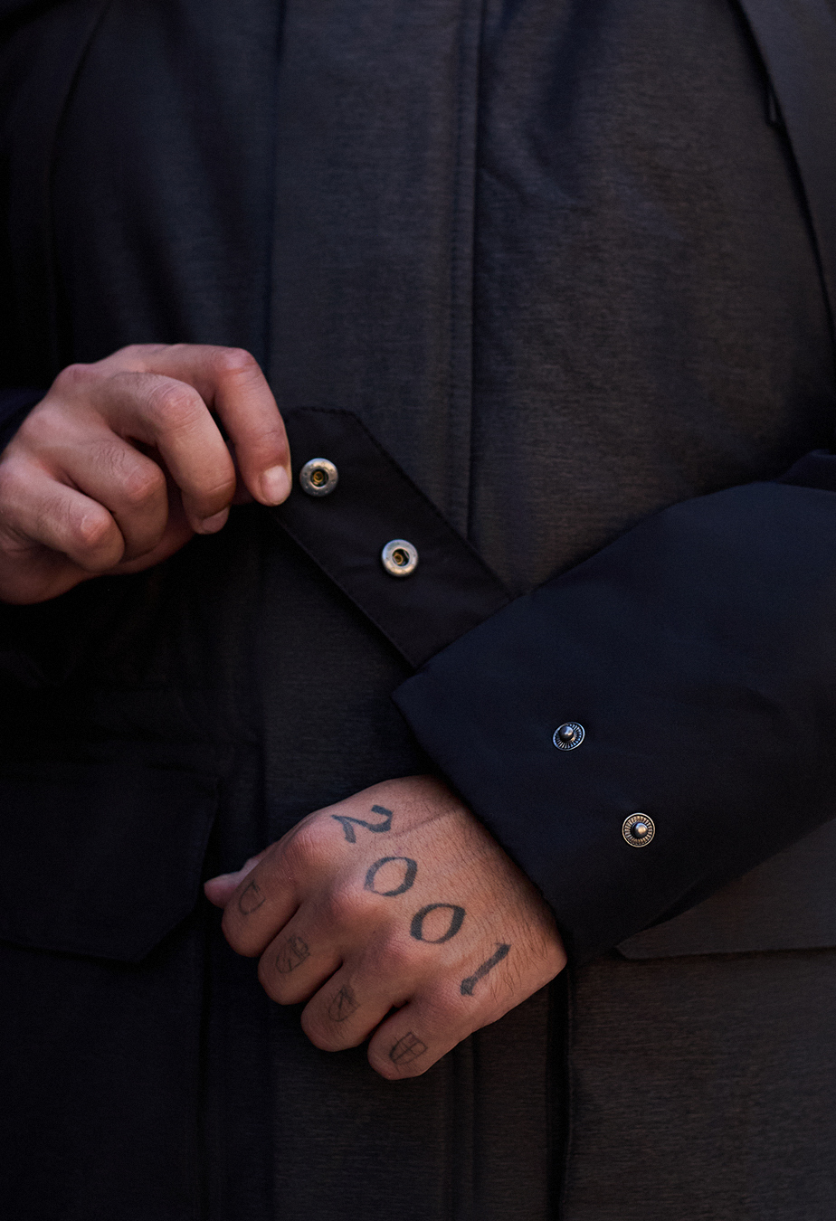 Parka de iarnă Staff to black & graphite