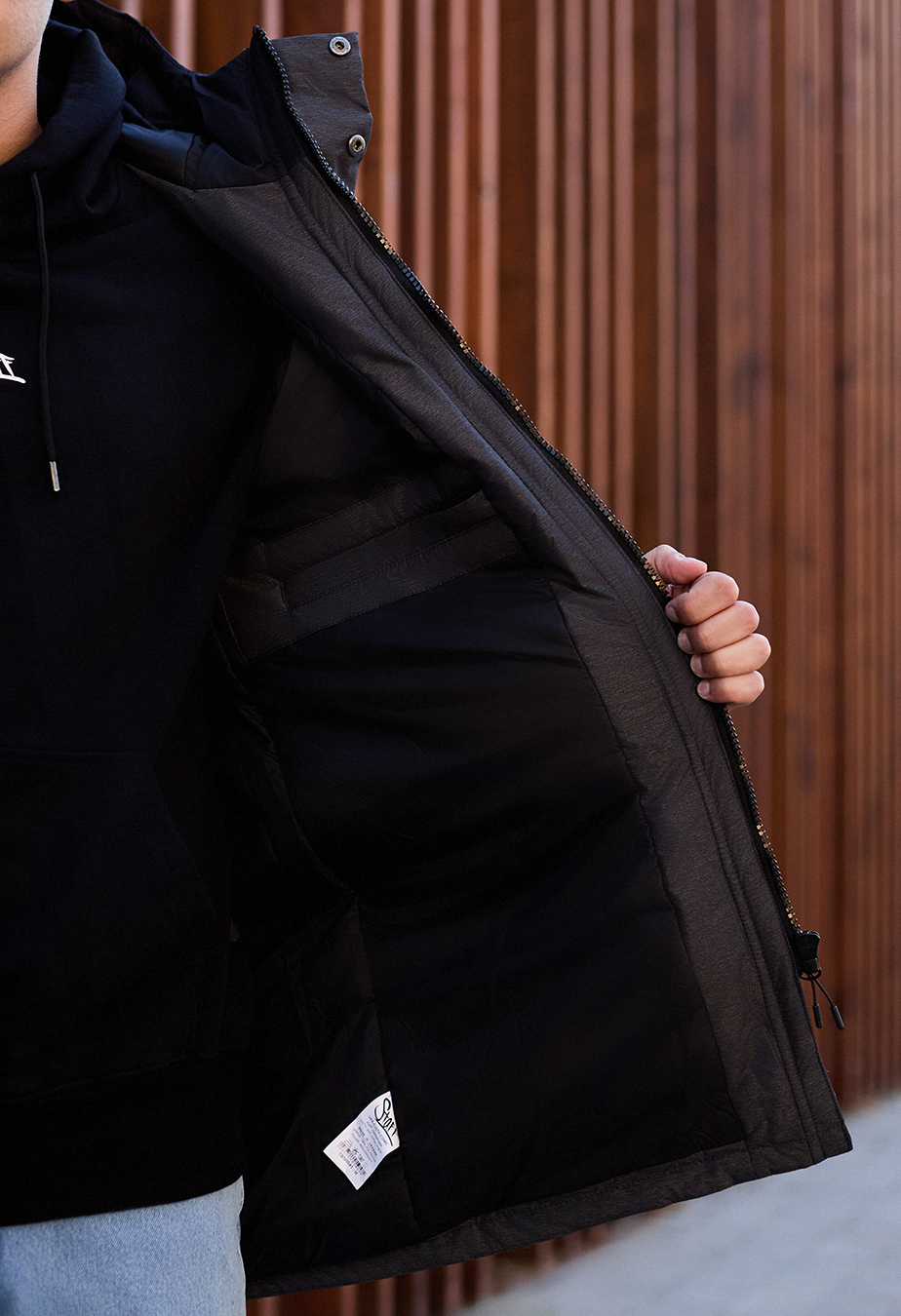 Parka de iarnă Staff to black & graphite