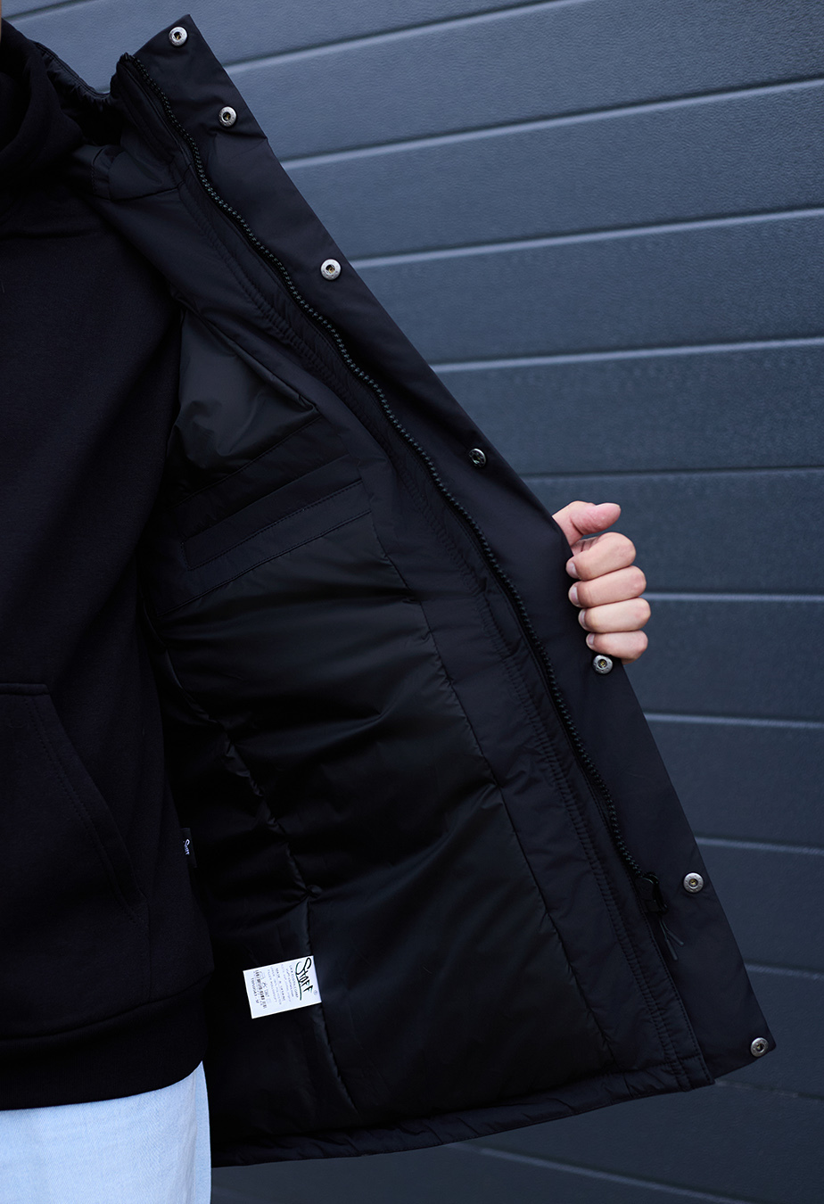 Parka de iarnă Staff to black
