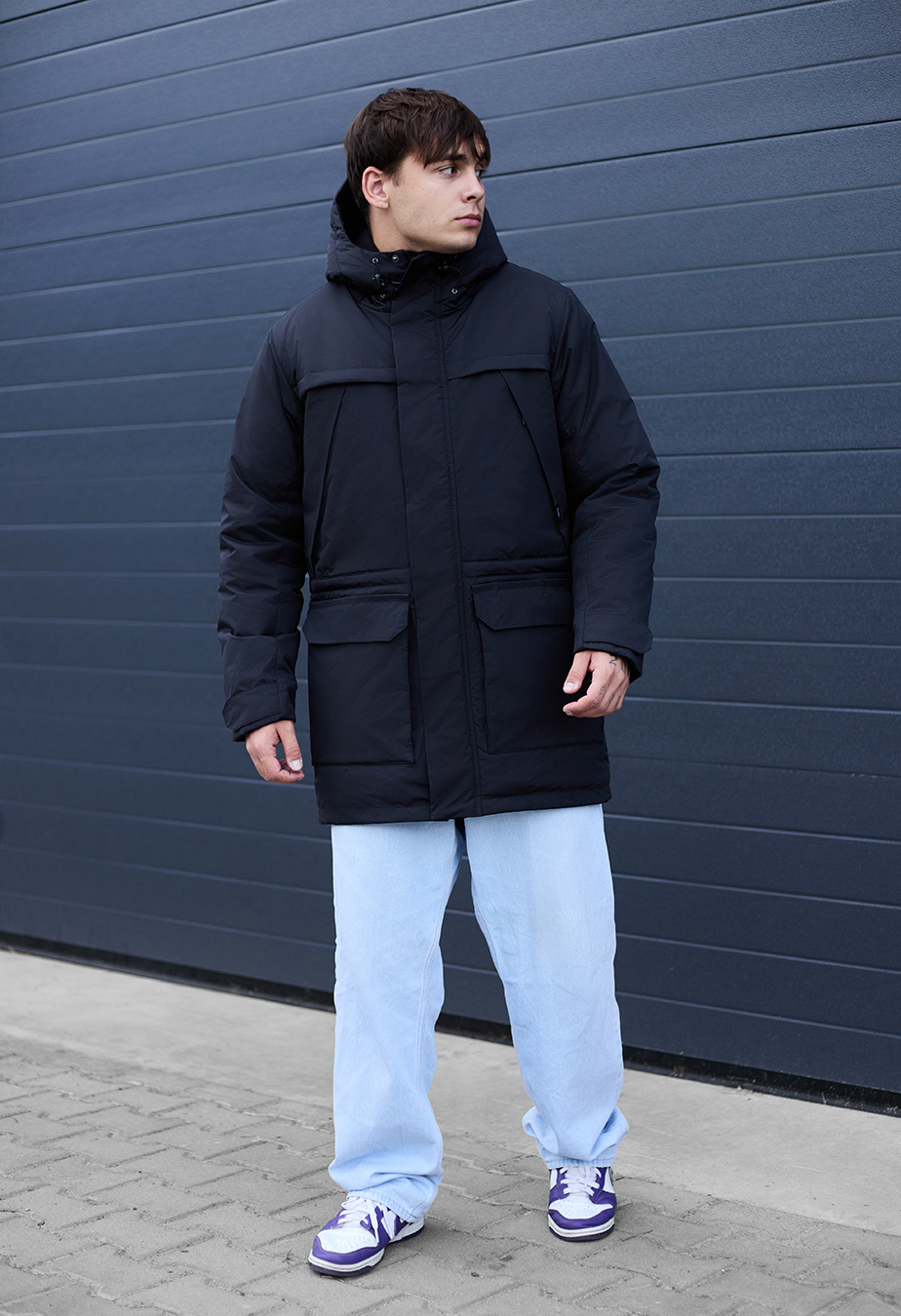 Parka de iarnă Staff to black