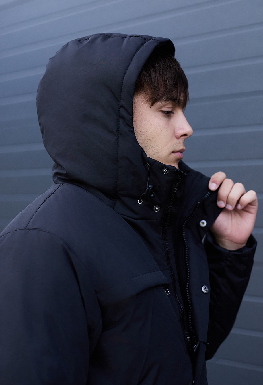 Parka de iarnă Staff to black