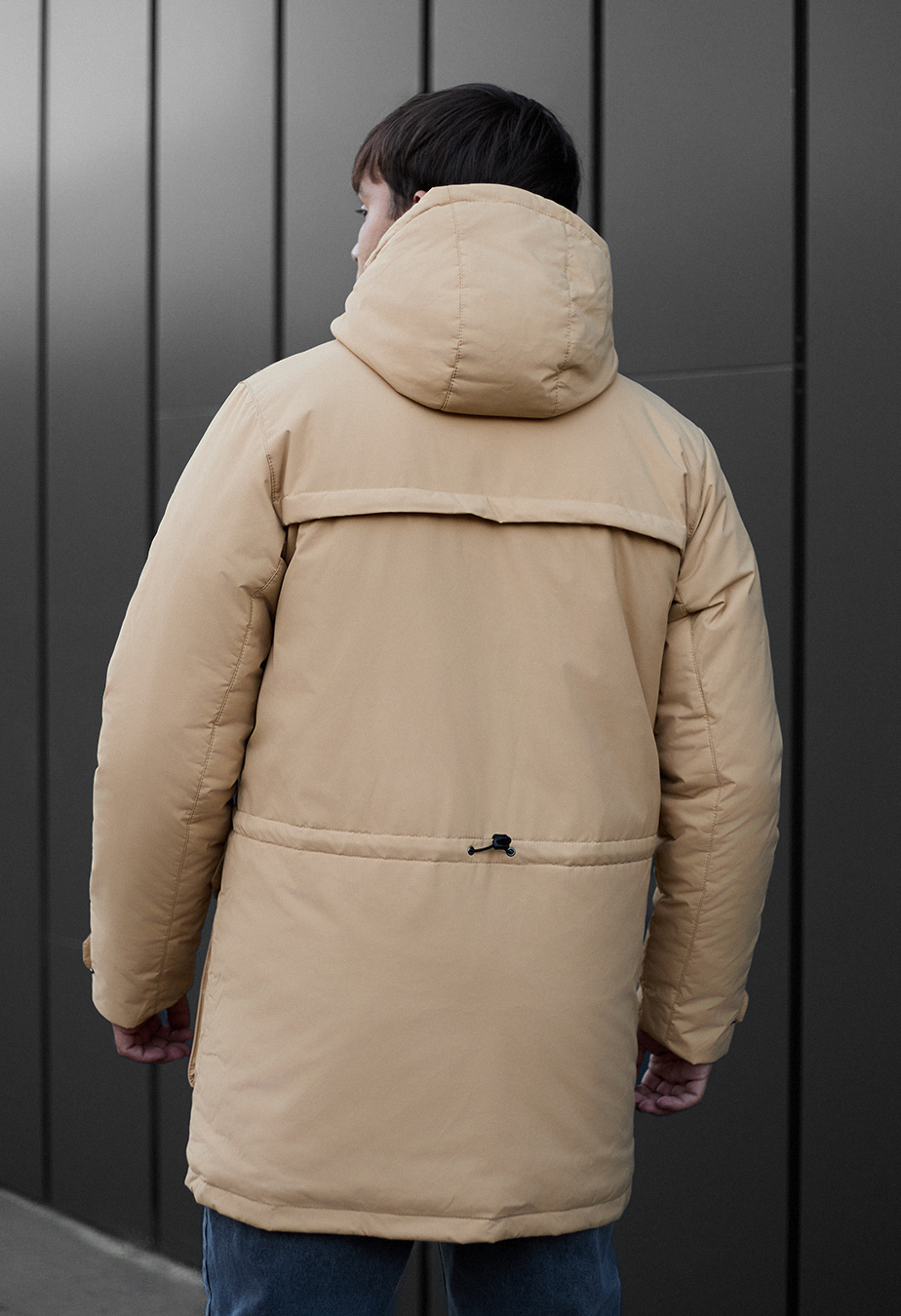Parka de iarnă Staff to beige
