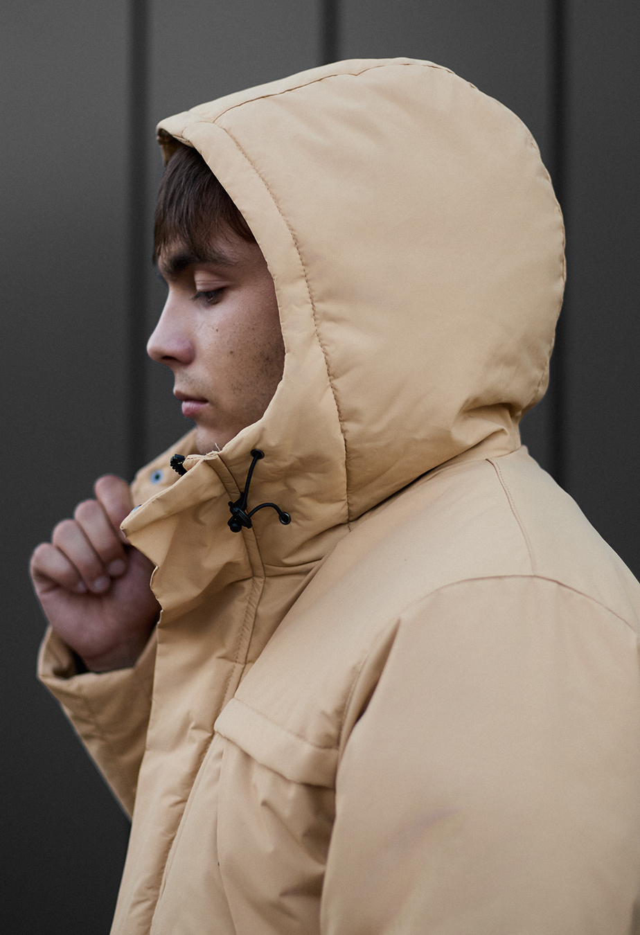 Parka de iarnă Staff to beige