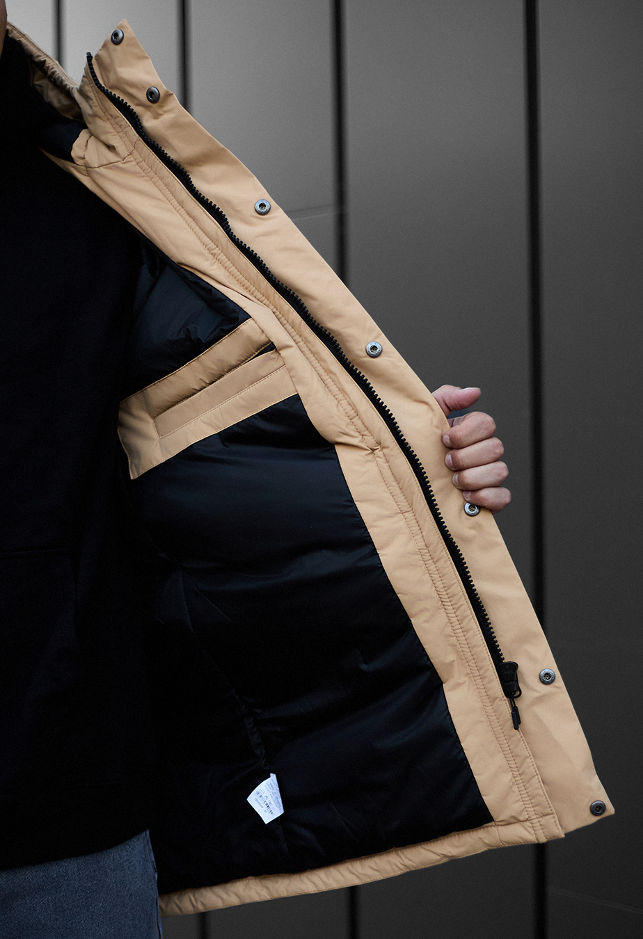 Parka de iarnă Staff to beige