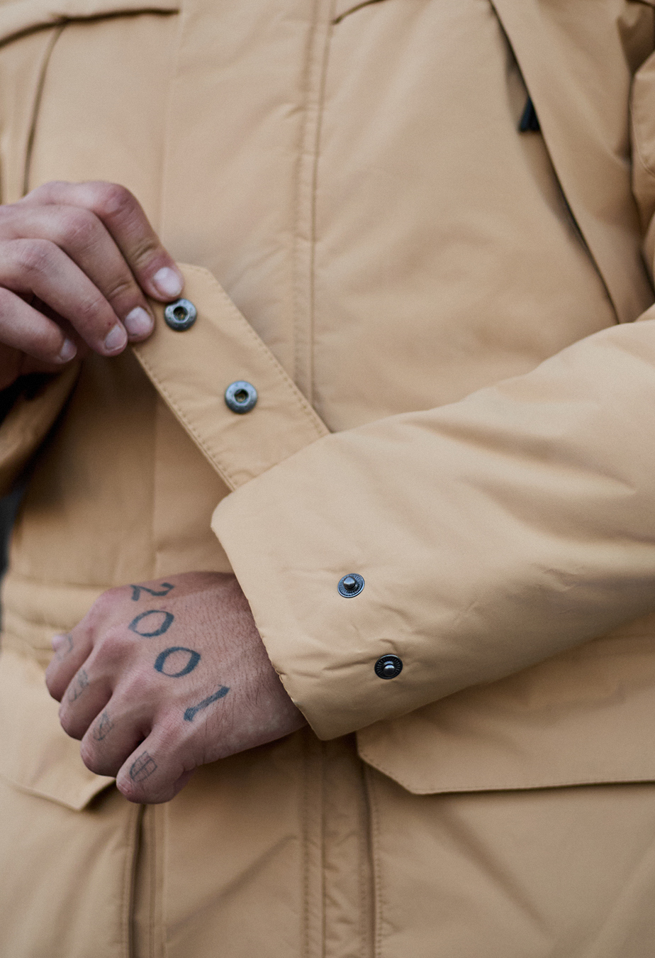 Parka de iarnă Staff to beige