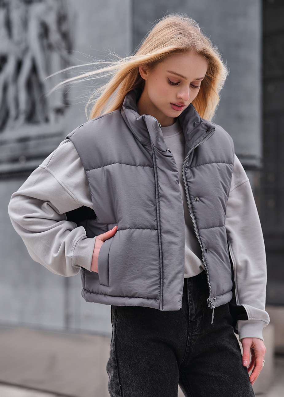 Vestă de damă Staff raix gray