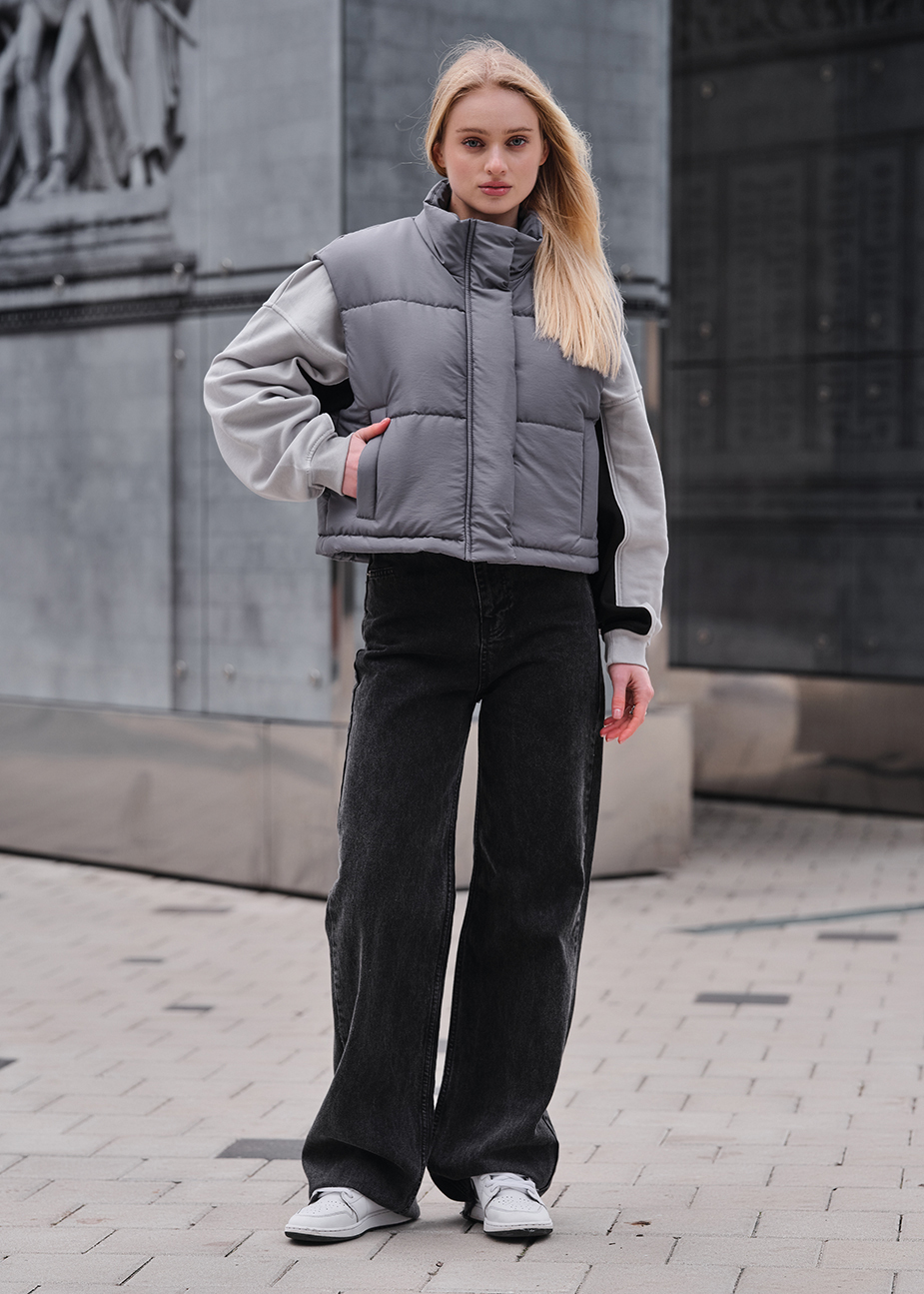 Vestă de damă Staff raix gray