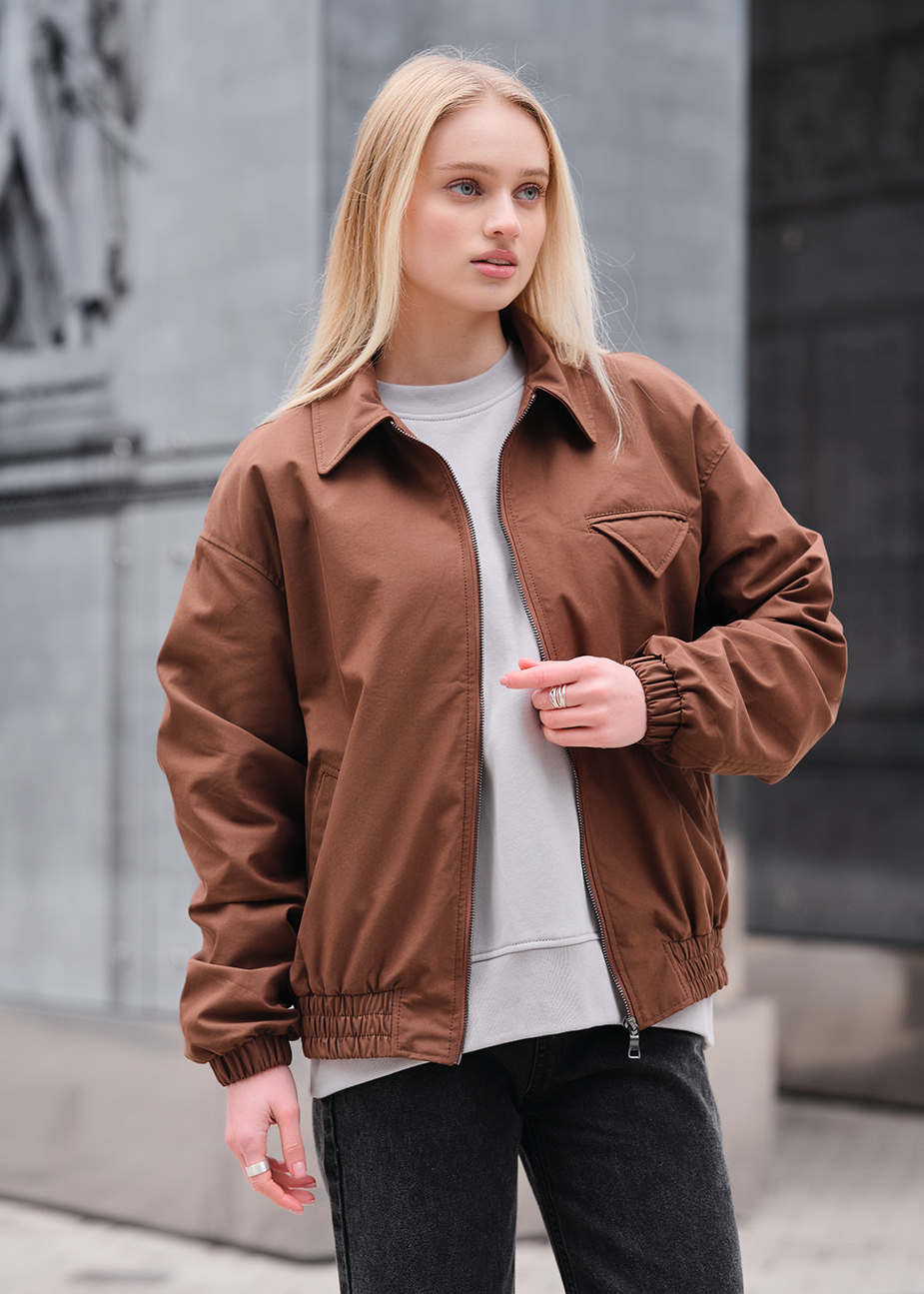Jachetă bomber de damă Staff litz brown