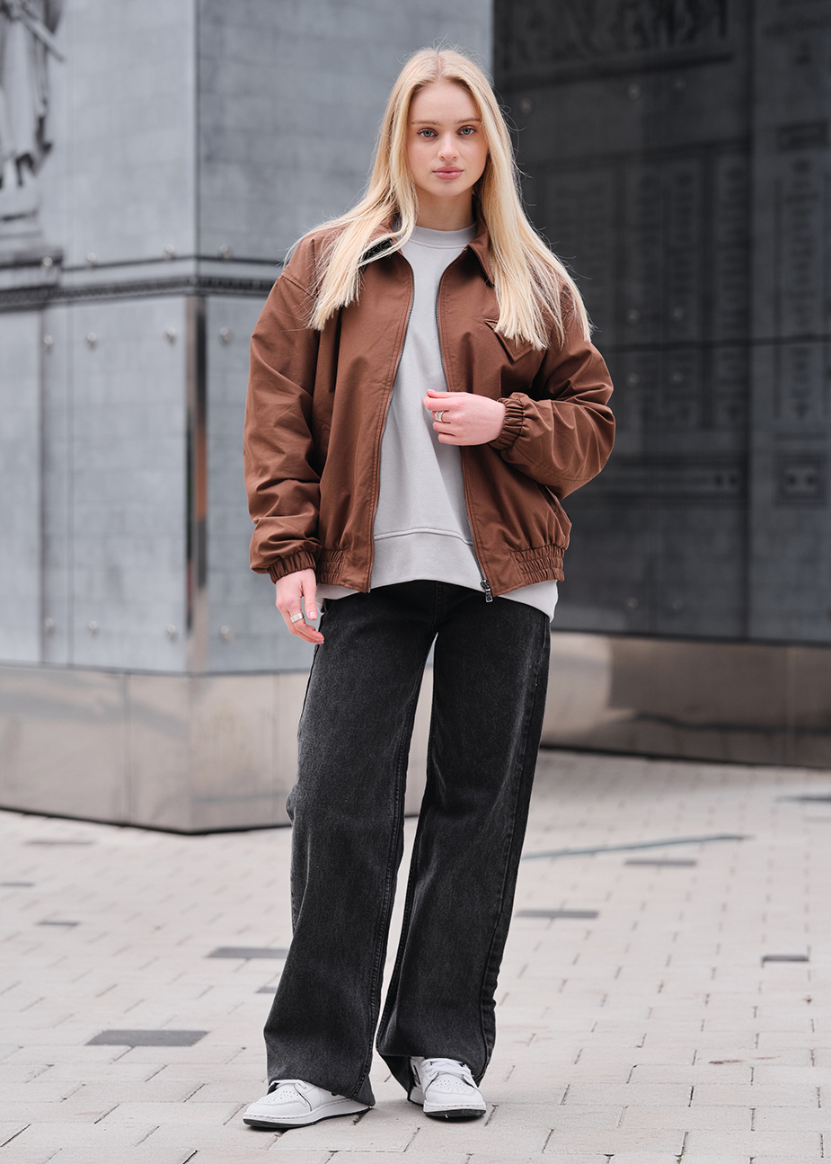 Jachetă bomber de damă Staff litz brown