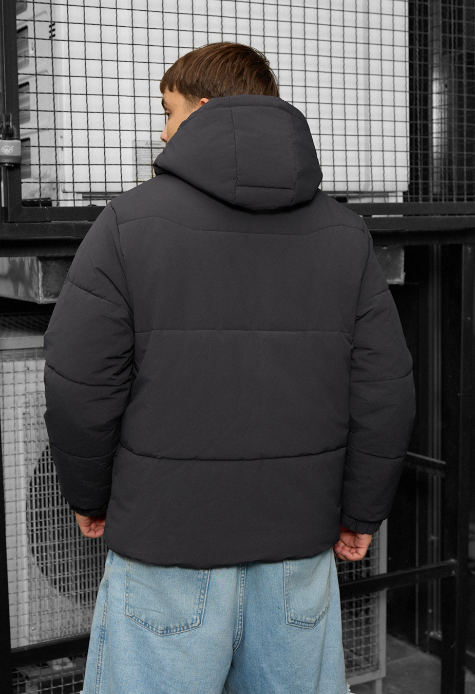 Geacă de iarnă Staff krix dark gray