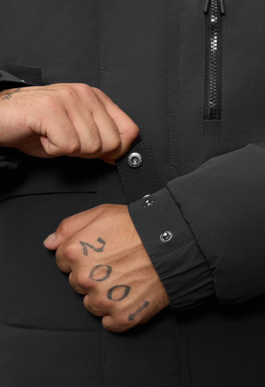 Geacă de iarnă Staff krix dark gray