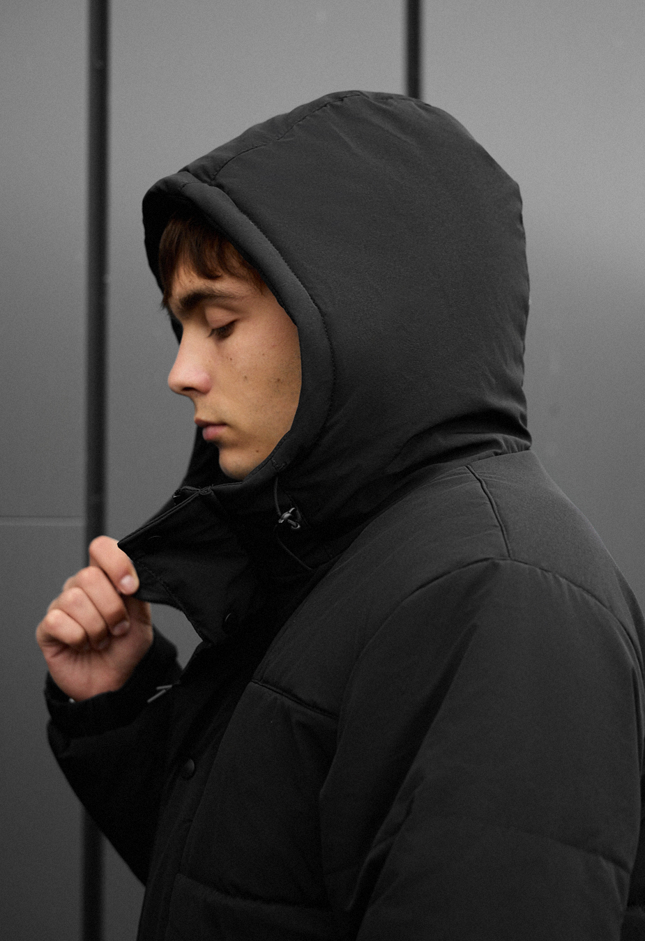 Geacă de iarnă Staff born black