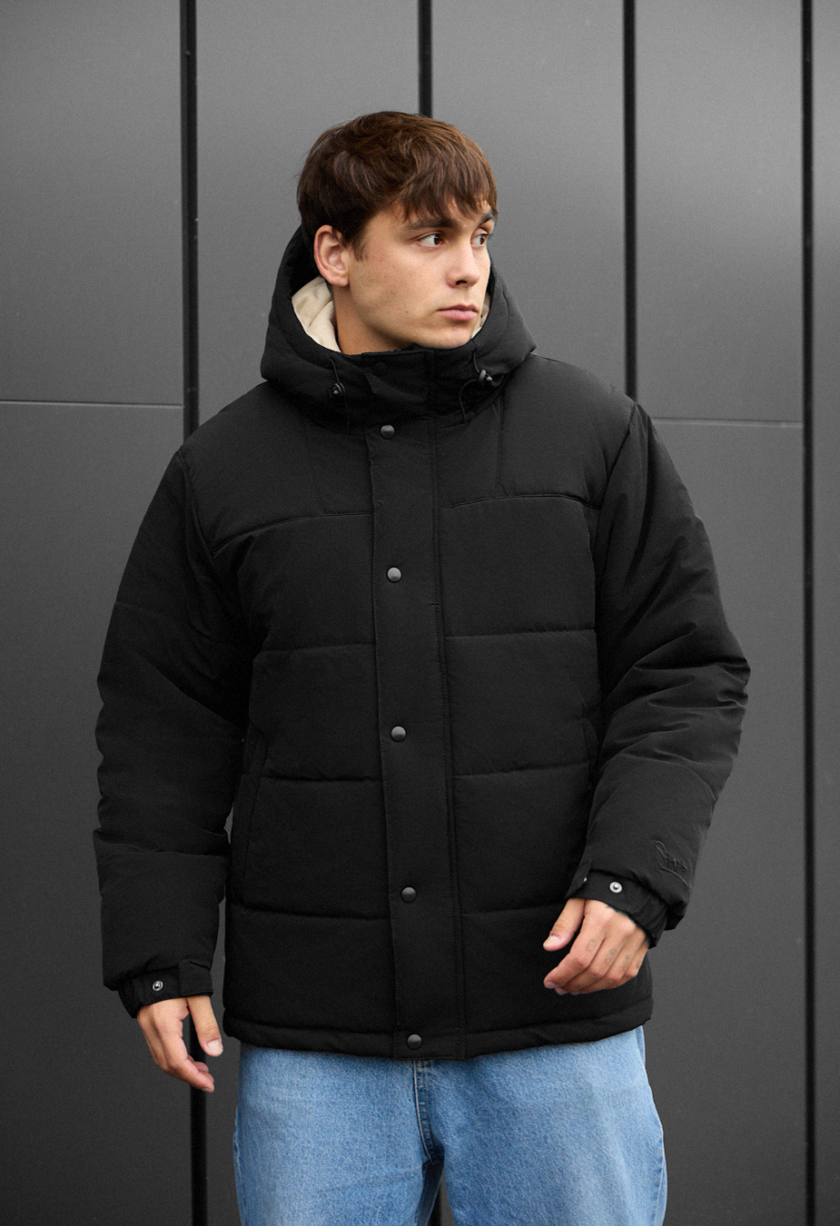 Geacă de iarnă Staff born black