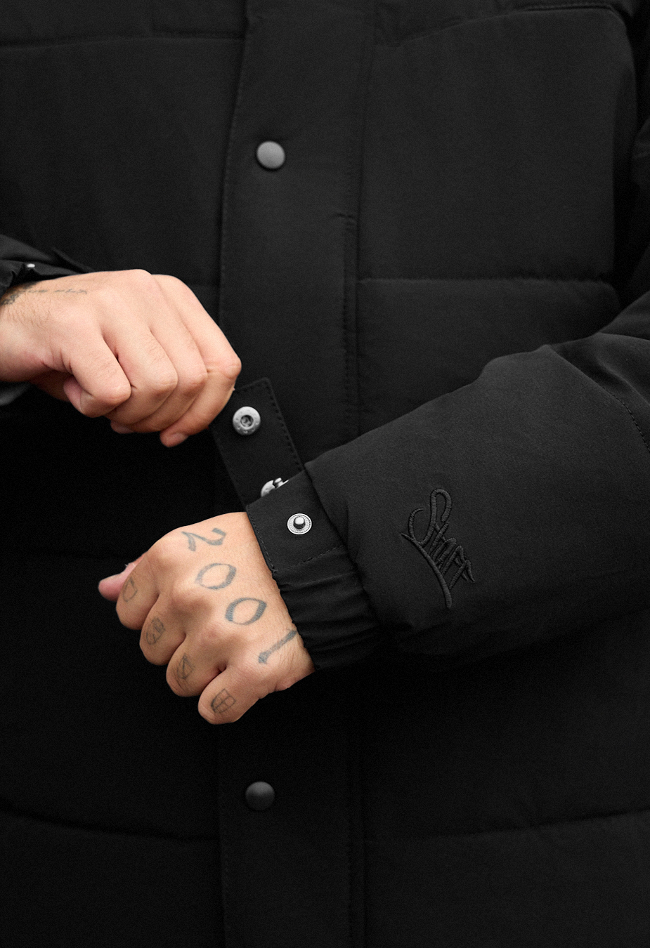 Geacă de iarnă Staff born black