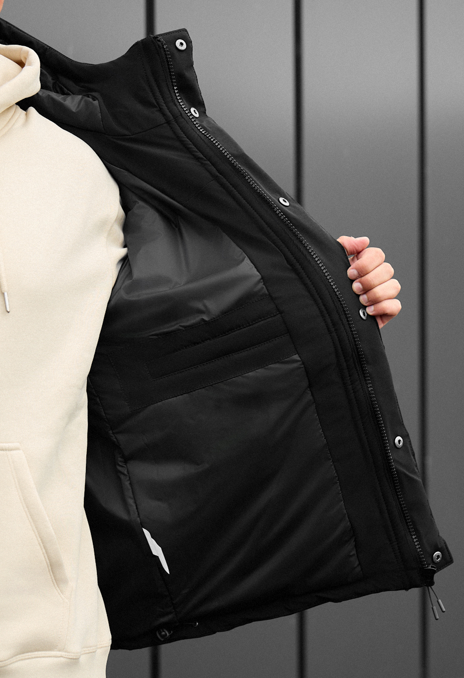 Geacă de iarnă Staff born black