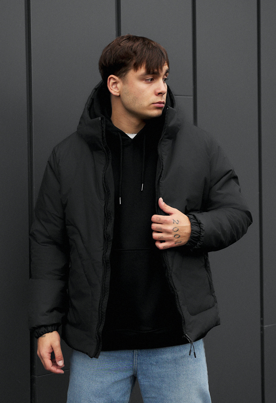 Geacă de iarnă Staff ai black