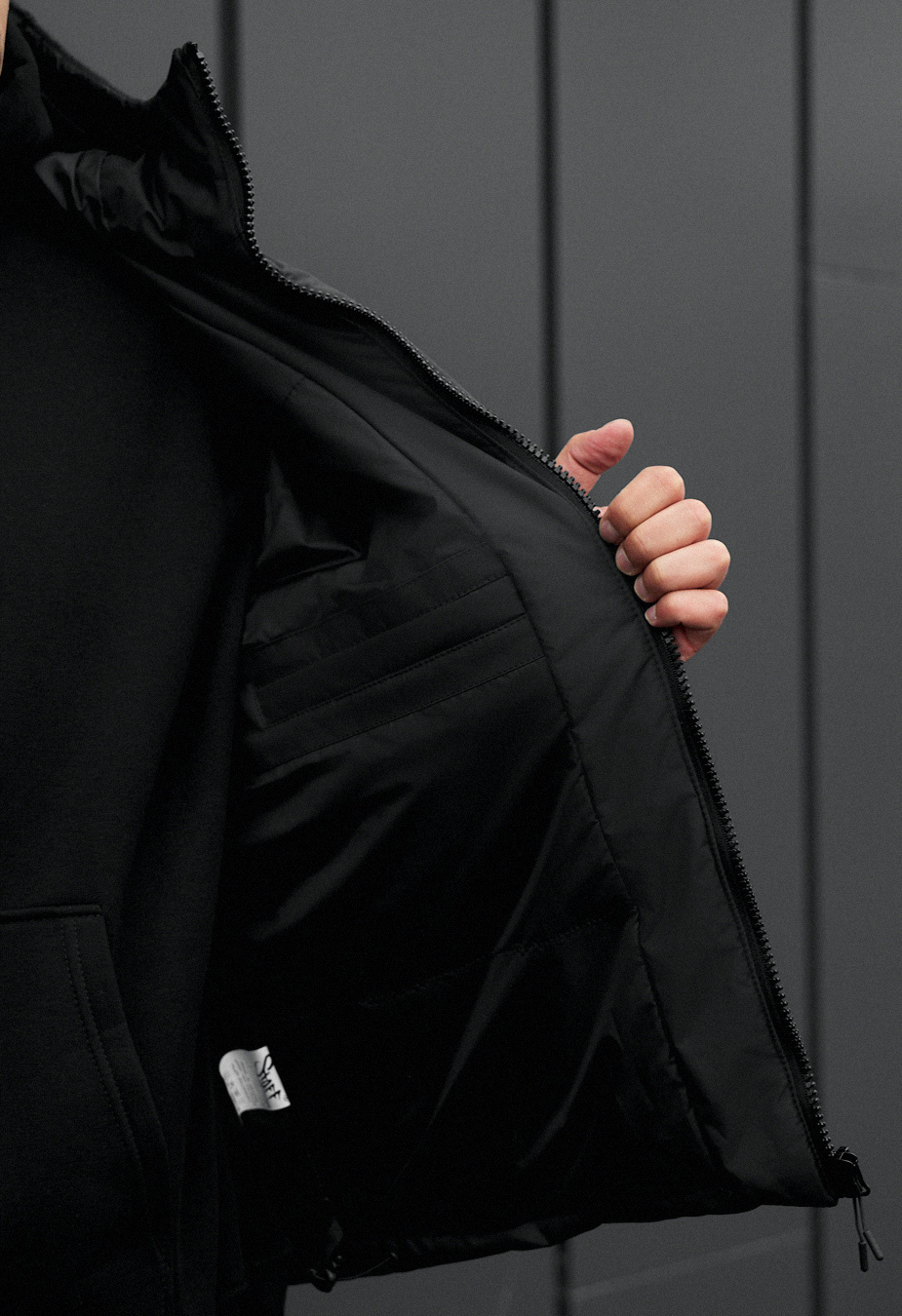 Geacă de iarnă Staff ai black