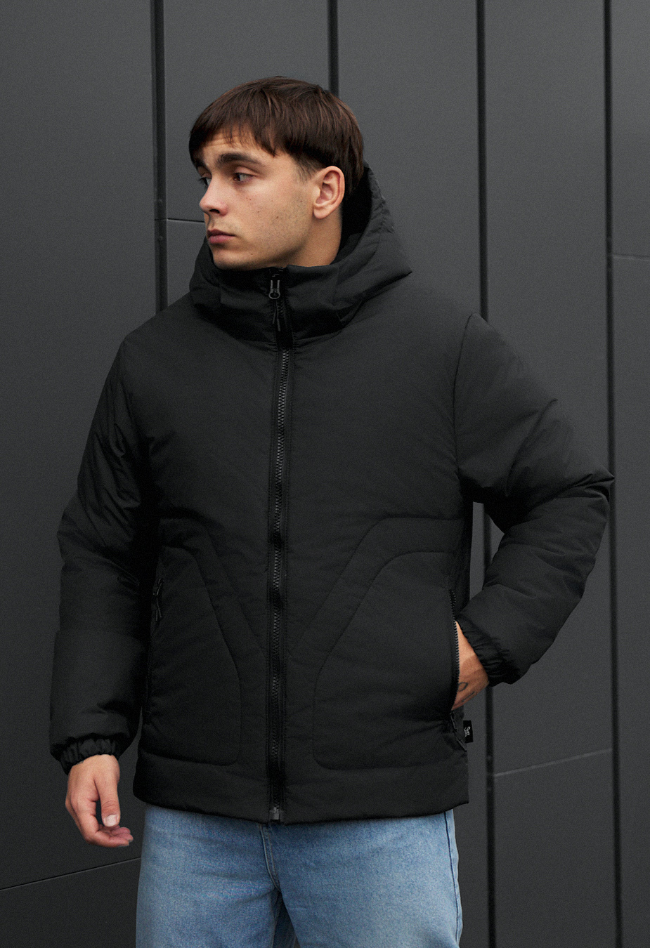 Geacă de iarnă Staff ai black