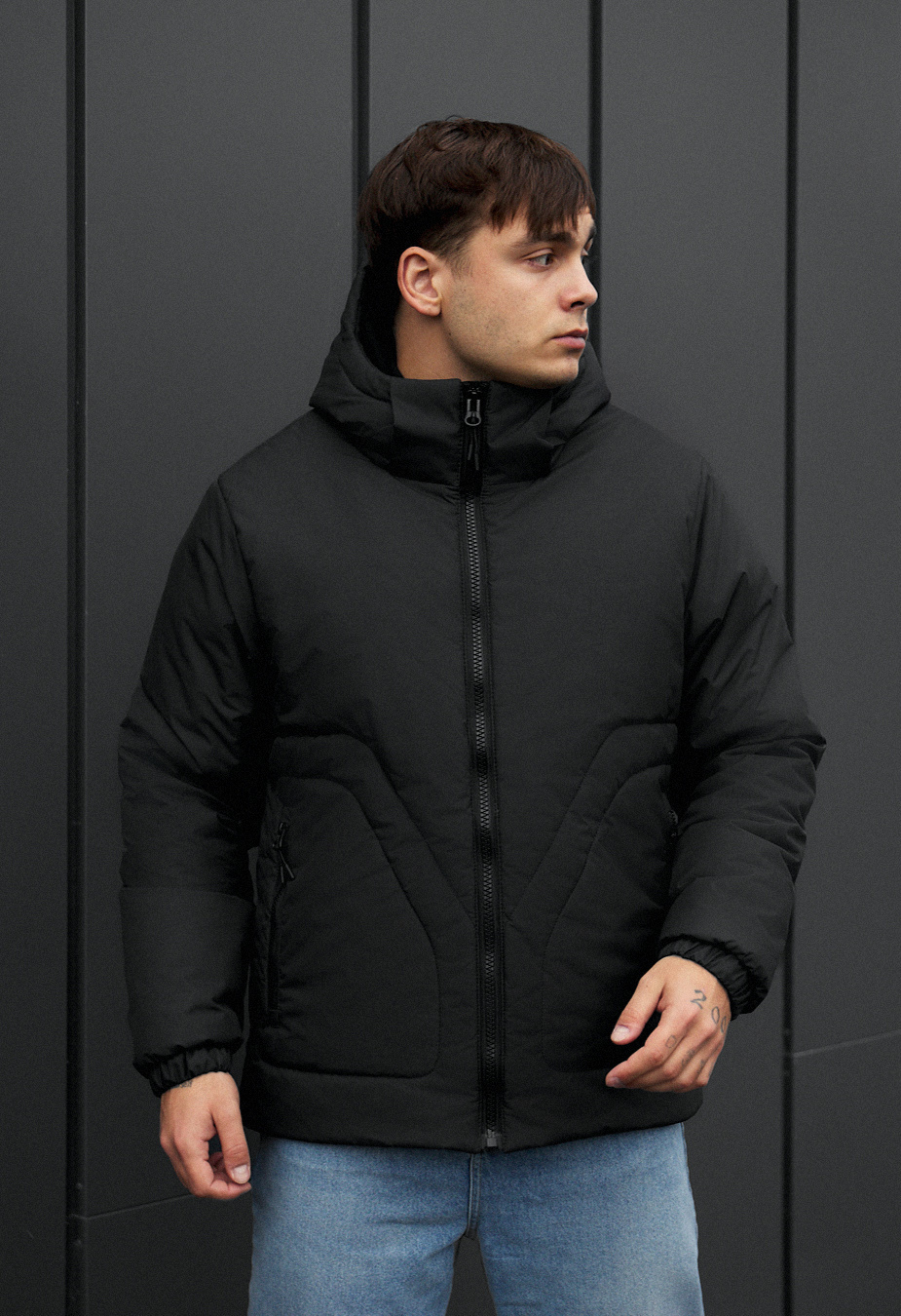 Geacă de iarnă Staff ai black