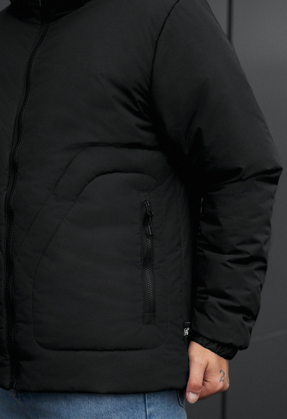 Geacă de iarnă Staff ai black