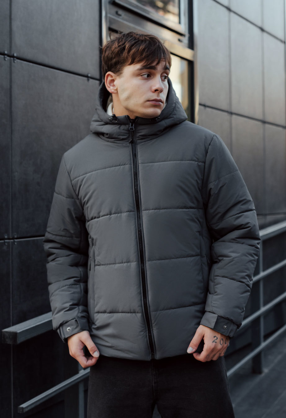 Зимова куртка Staff no gray