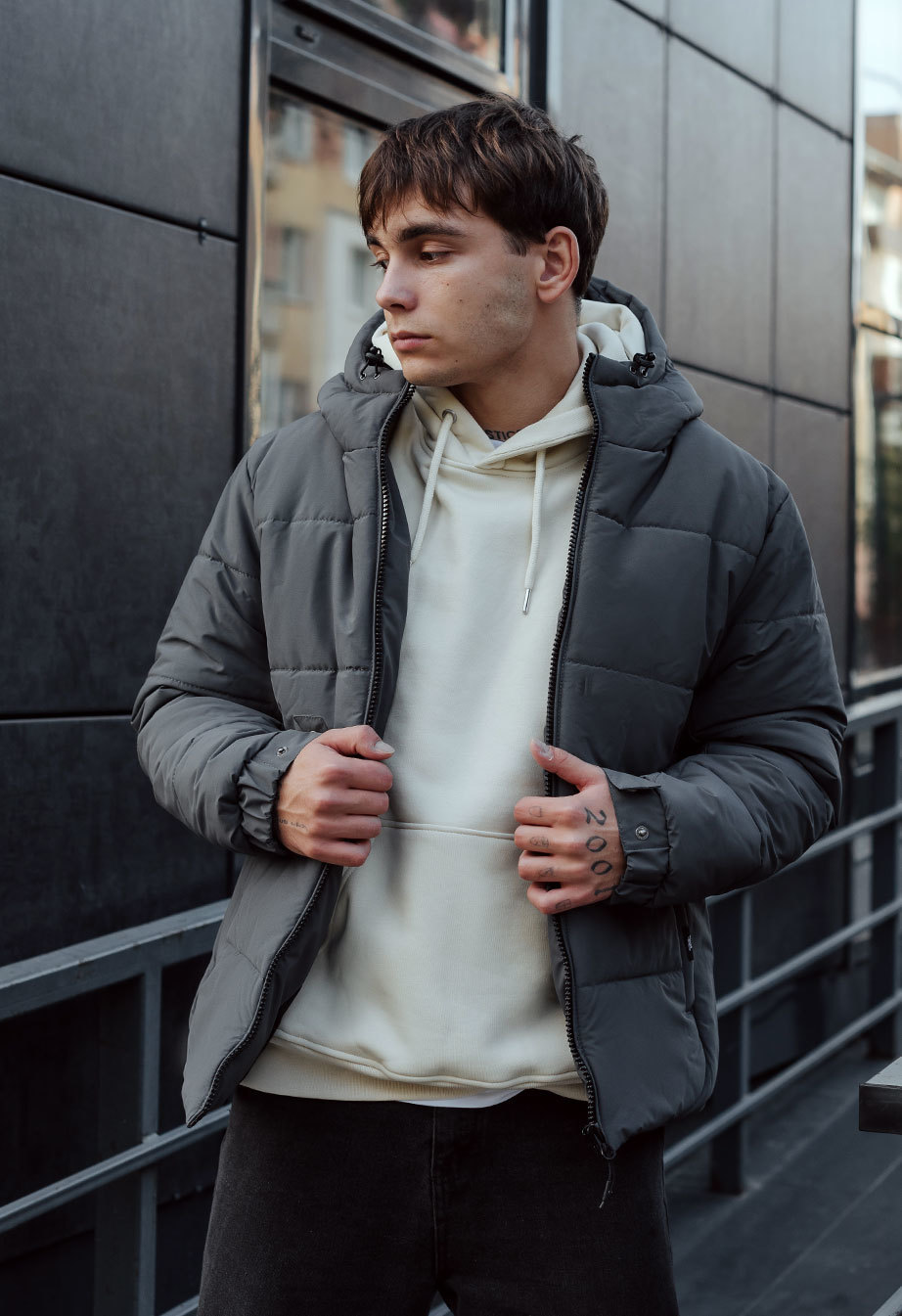 Зимова куртка Staff no gray