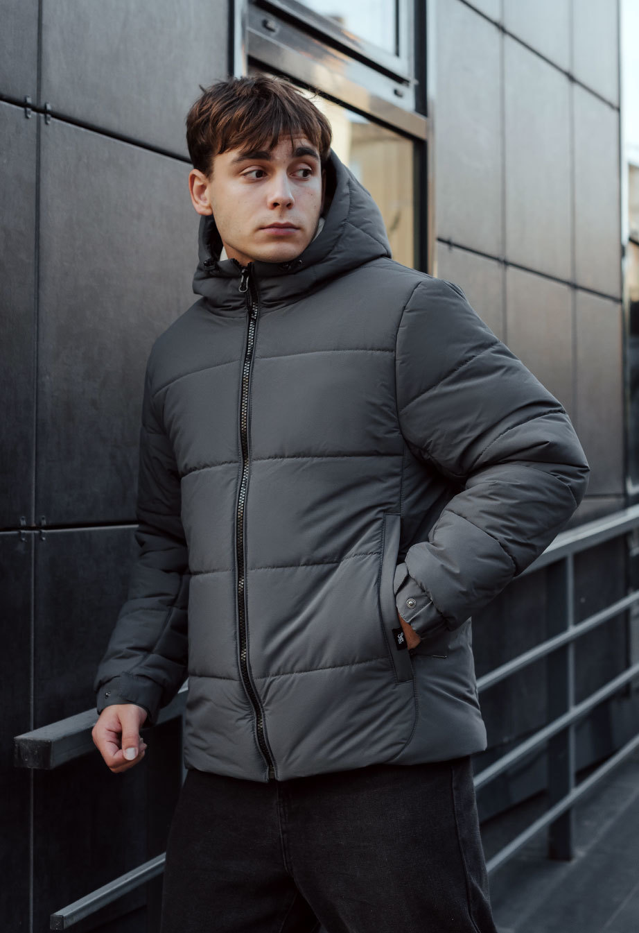 Зимова куртка Staff no gray