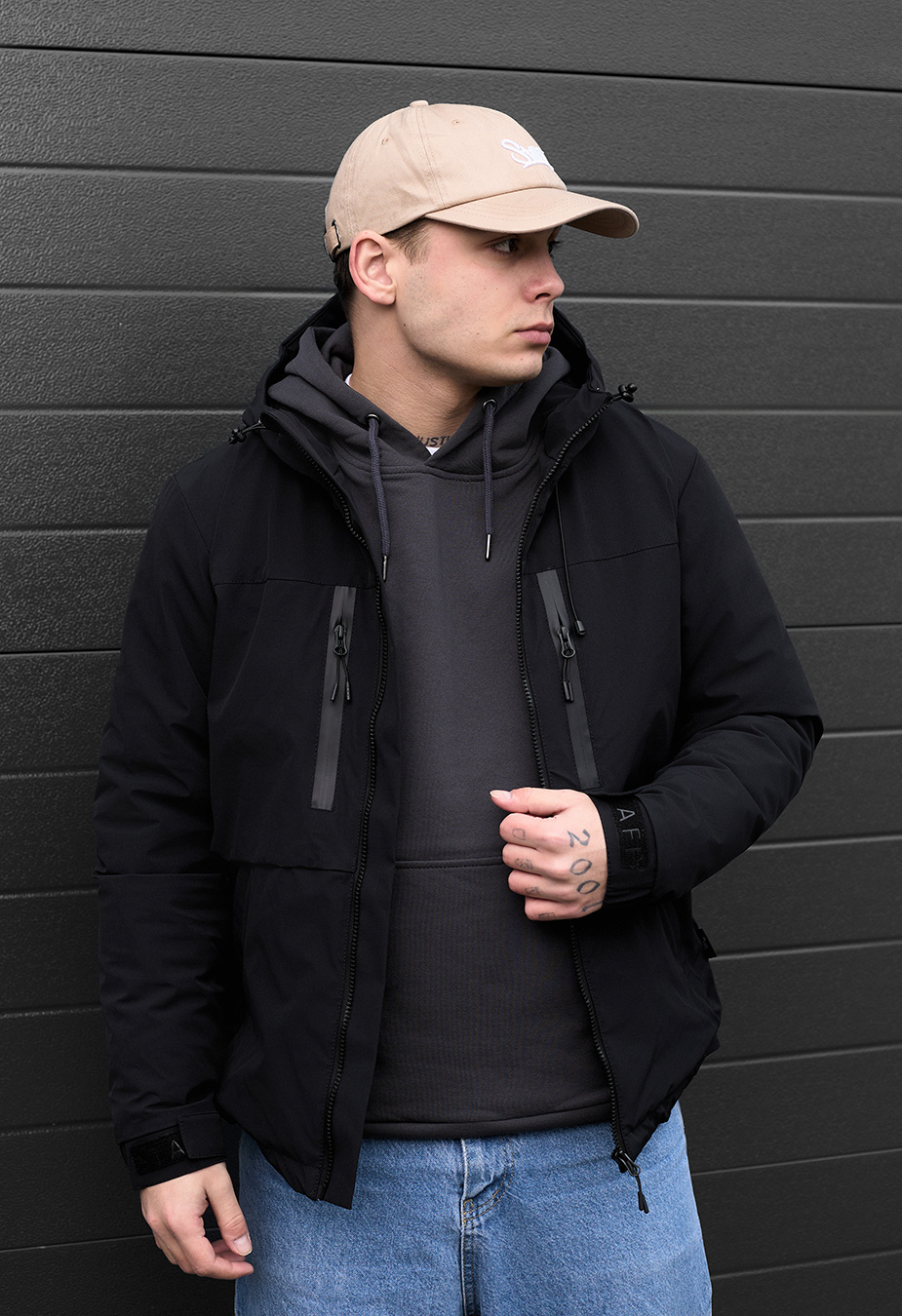 Geacă Staff oxi black