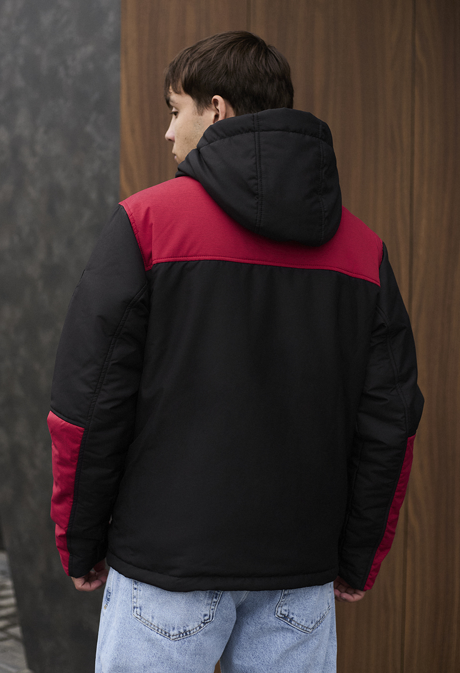 Geacă demi-sezon Staff ani black & red