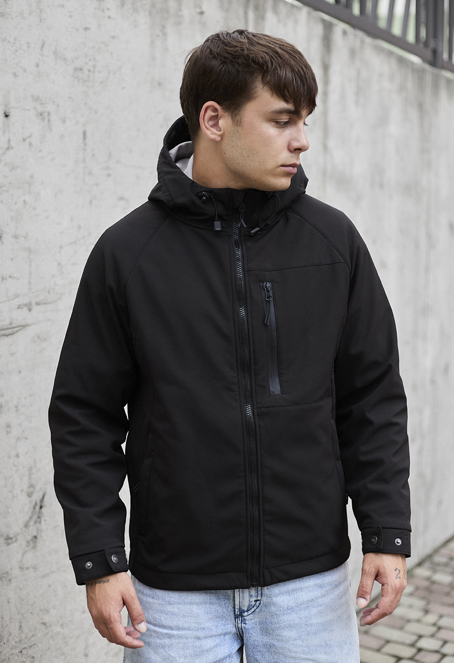 Geacă Staff soft shell mo black