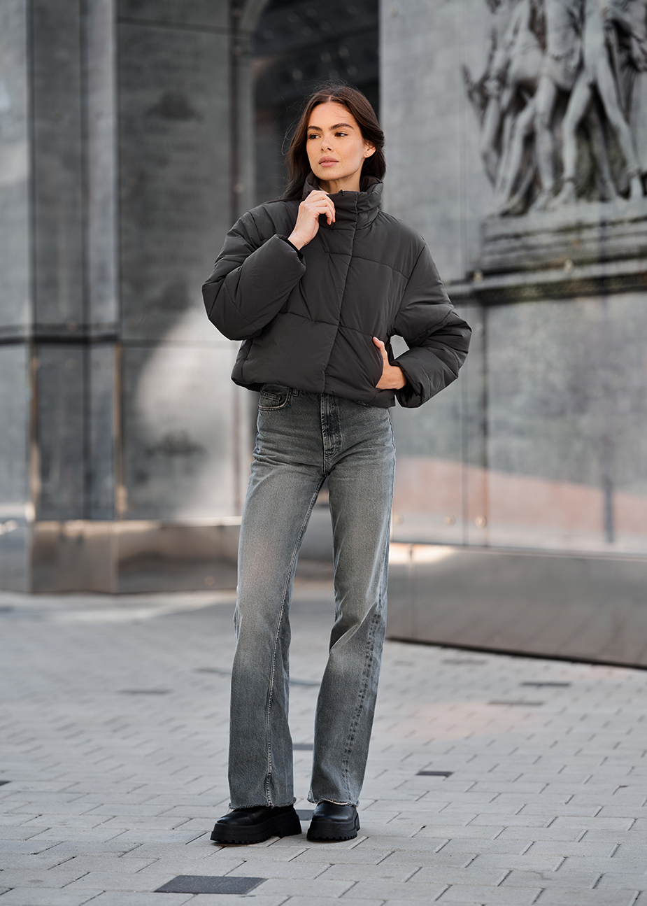 Geacă de damă Staff pa dark gray