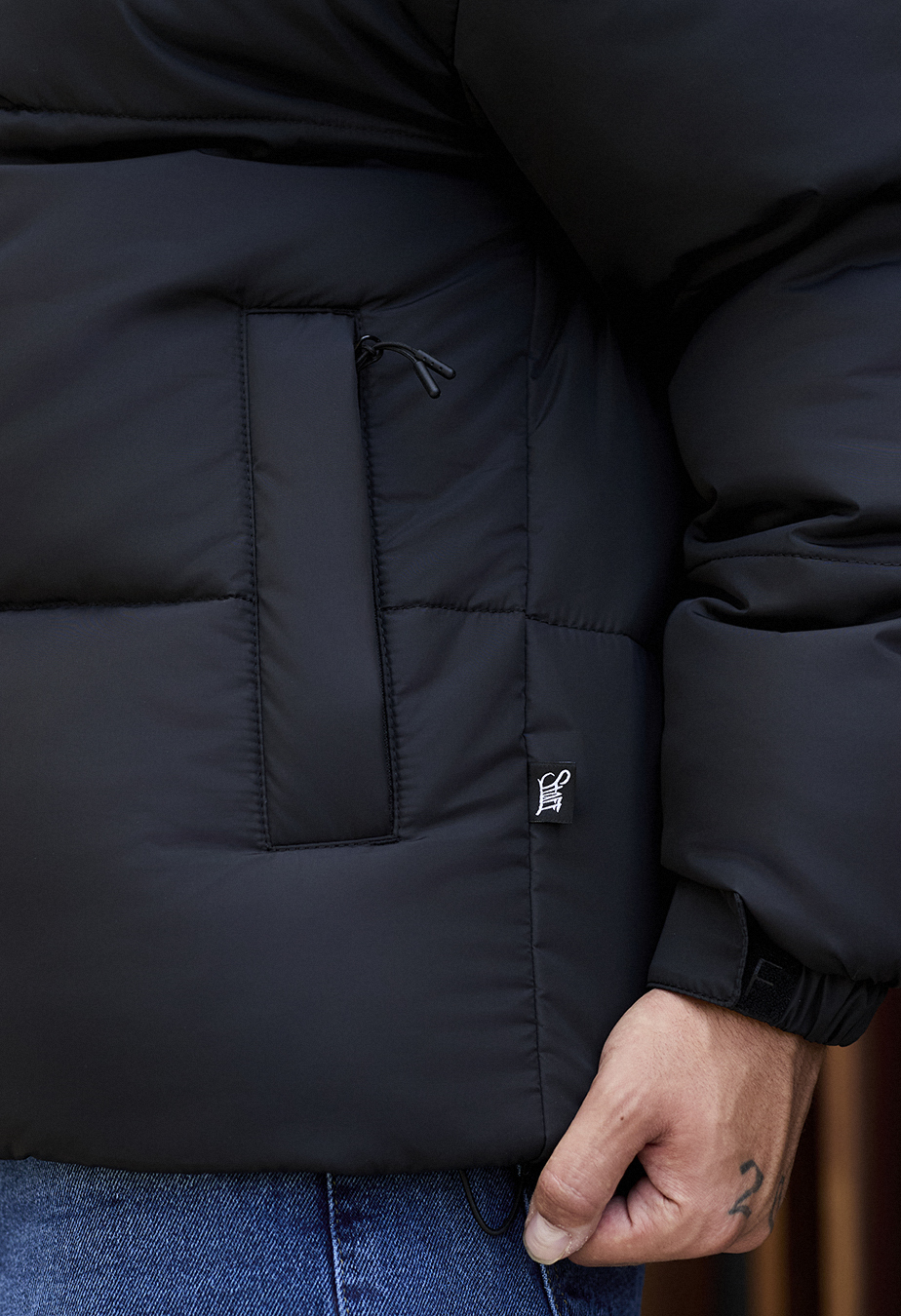 Geacă de iarnă Staff bix black oversize