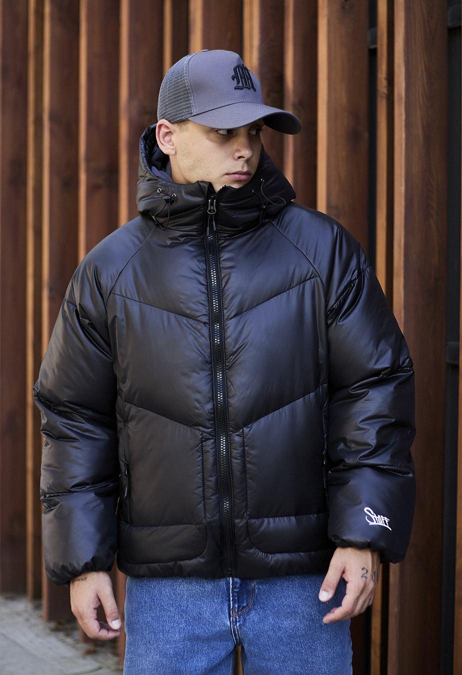 Geacă de iarnă Staff lyx black