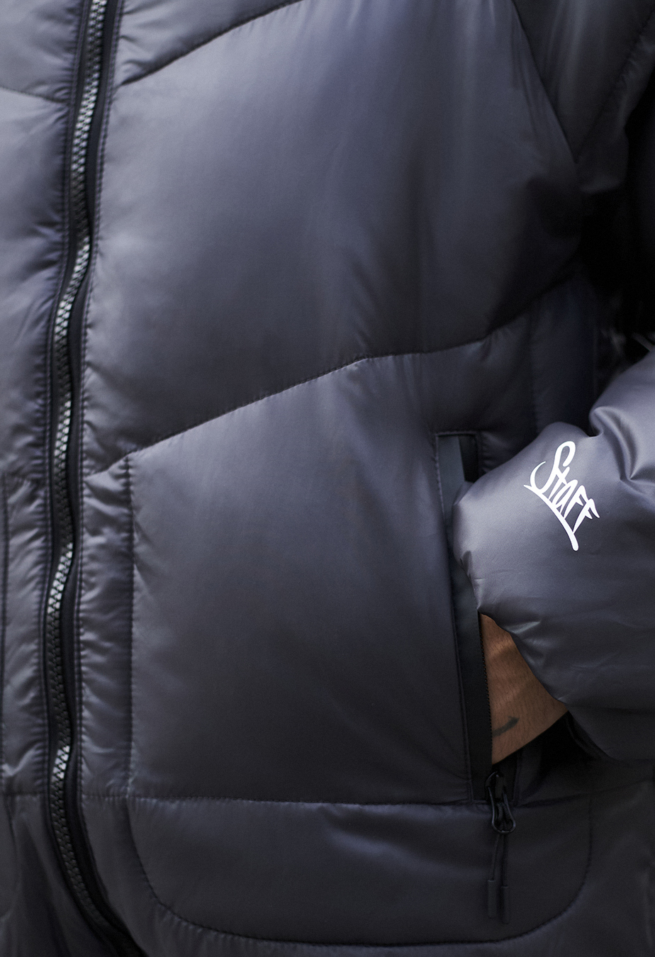 Geacă de iarnă  Staff lyx dark gray