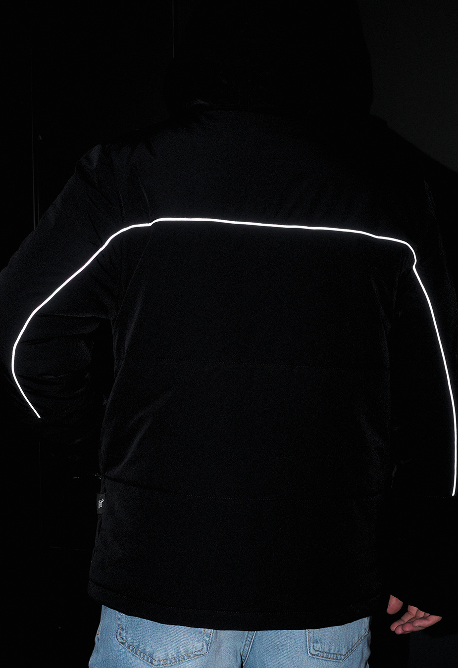 Geacă de iarnă Staff im black reflective