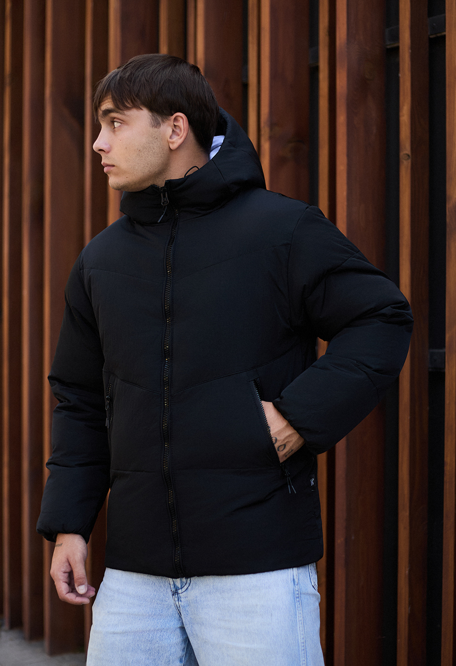 Geacă de iarnă Staff capo black